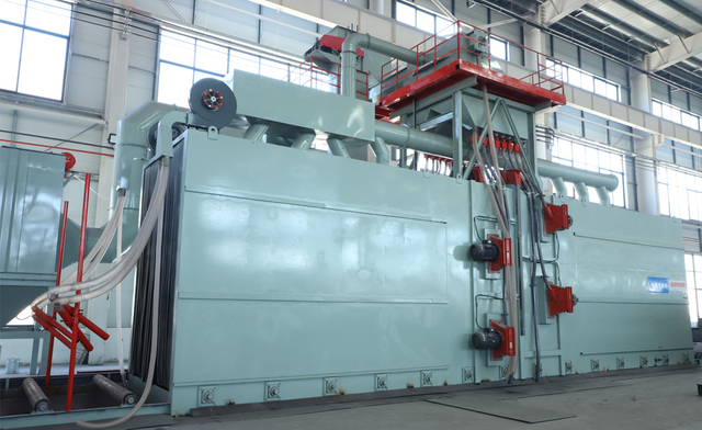 Heave steel shot blasting machine