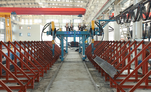 Heave steel double wire double arc gantry weilding